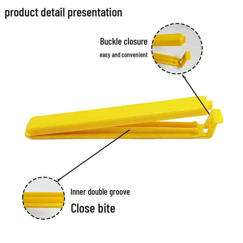 Plastic Food and Snack Bag Sealing Clips for Tea and Seasonings