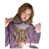 Autumn and winter new wool stacking knitted hat children's trend solid color versatile warm ear protector wool hat cold hat