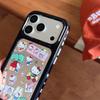 Side View Mirror Cute Cat iPhone 14/13 Pro Max Anti-Drop Case