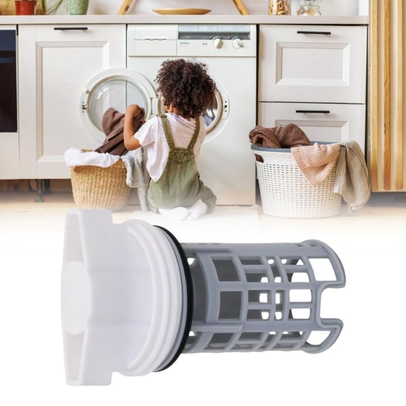 Drain Pump Filter Assembly For Front Load Washers Anti Tangles Mesh Technology Washing Machine Debris Catcher