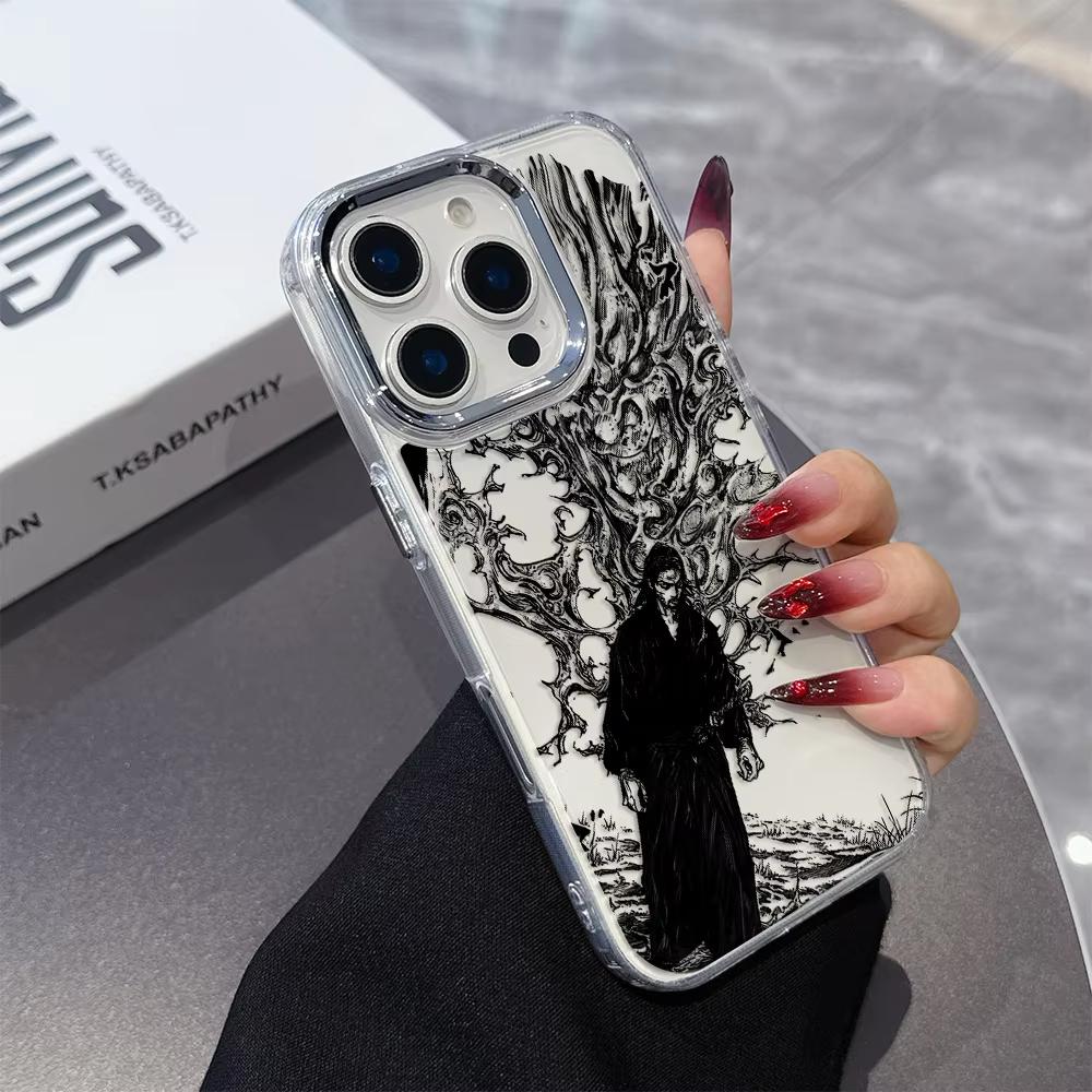 Hot New Vagabond Samurai Phone Case For iPhone 17 Air 16 e 15 14 13 12 11 Pro Max Plus SE 2020 2022 Transparent Soft Cover