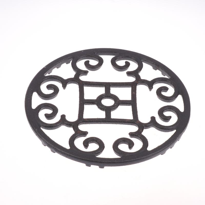 Non-Slip Cast Iron Trivet For Gas Stove - Durable Pot Holder, Decorative Kitchen Accessory For Enhanced Cooking Safety