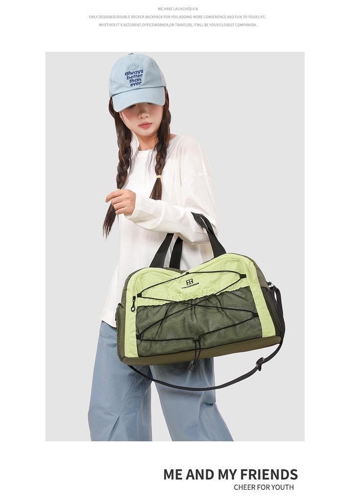 Outdoor Large Capacity Fashion Travel Bag - Women's Crossbody, Single Shoulder, and Backpack Style for Tourism and Sports