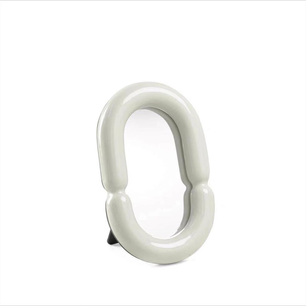 Household Tissue Box Ceramic Fun Knot European Modern Abstract Coffee Table Desktop Cream Color Nordic Decorative Tissue Case