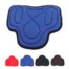 Saddle Pad PU Leather Close Fit Shock Absorbing Thickened Breathable Western Saddle Pad for Equestri