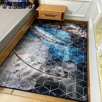 Wohnzimmerteppich Abstrakte Teppiche Schlafzimmer Kunst Garderobe Raumdekoration Teppich Rutschfeste Matte