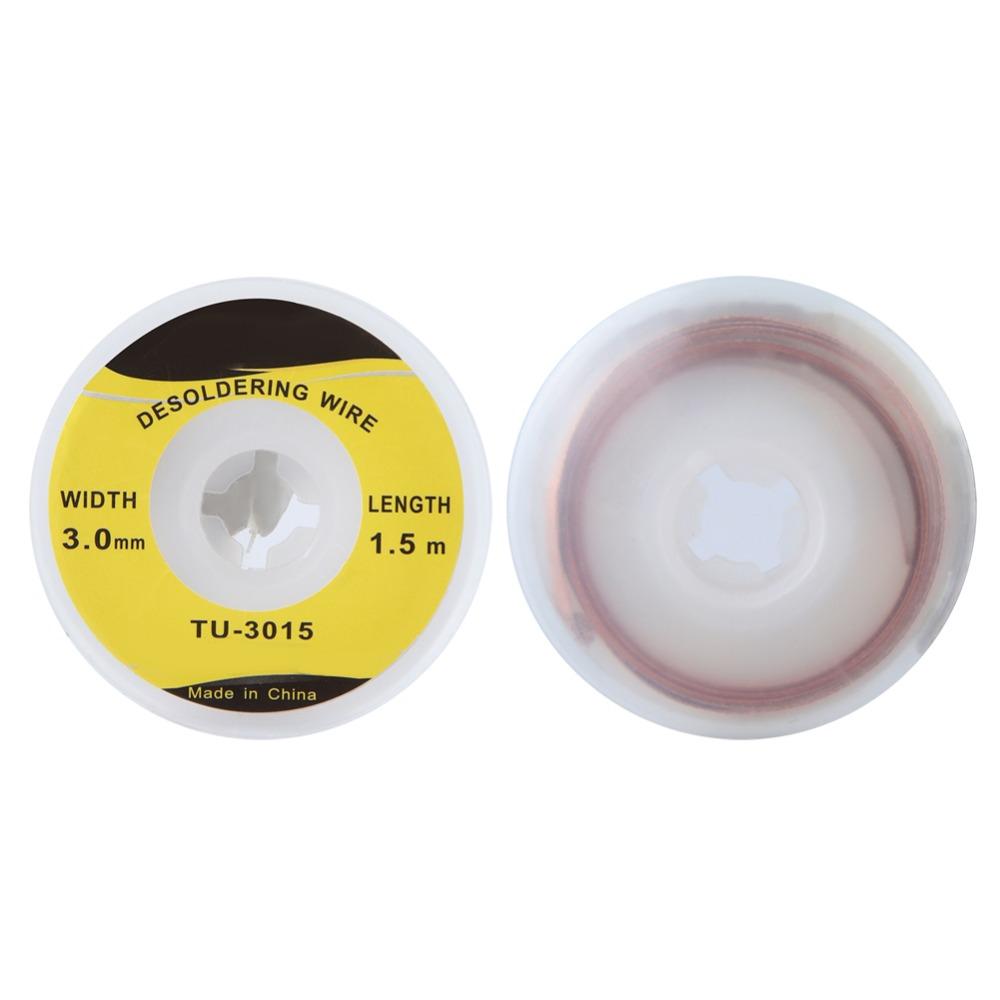 Copper Material Solder Wick Desoldering 1.5m Length BGA Desoldering Wick For BGA Package