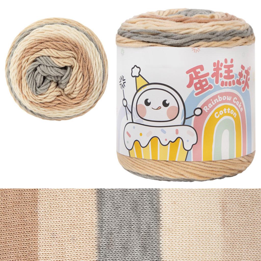 Knitting Yarn Gradient Cake Yarn Soft Yarn Gradient Crochet Yarn Cotton Yarn Fairyland Rainbow Yarn Knitting Accessories