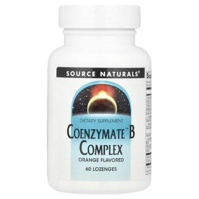 Source Naturals, Coenzymated™ B Complex, Orange Flavor, 60 Lozenges