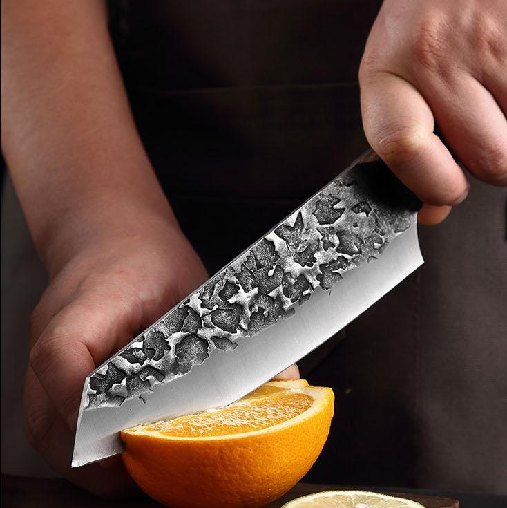 Forged Japanese Kitchen Knife Sashimi Sushi Beef Slicing Chopping Knife Chef Boning Butcher Cleaver Hunting Knife