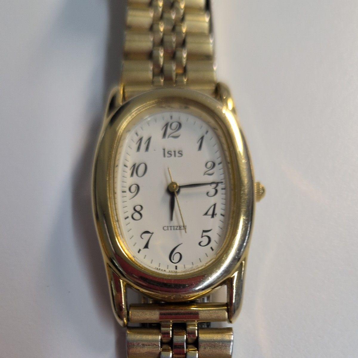 CITIZEN Isis Women s Watch Gold Quartz New Battery Replaced