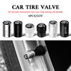 4pcs New 3D Car Styling Tire Valve Metal Dust Caps Tire Decoration For GR Sport Gazoo Racing Yaris 86 Corolla Hilux C-HR