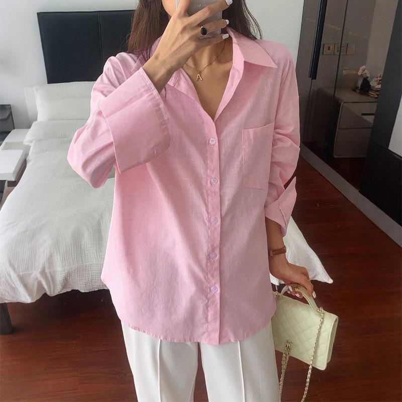 Casual Vacation High-end Long-sleeved Women's Shirt Women's Clothing Autumn and Winter 2025