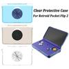 Shockproof TPU Case Transparent Clear Shell for Retroid Pocket Flip 2 Game Console Accessories