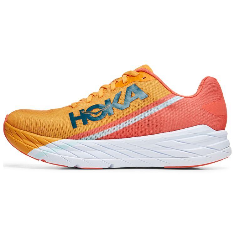 HOKA One One Rocket X Comfortable Fabric Shock Absorption Slip Resistant Durable Lightweight Low Top Running Shoes Men Running Shoes 1113532-RYCM
