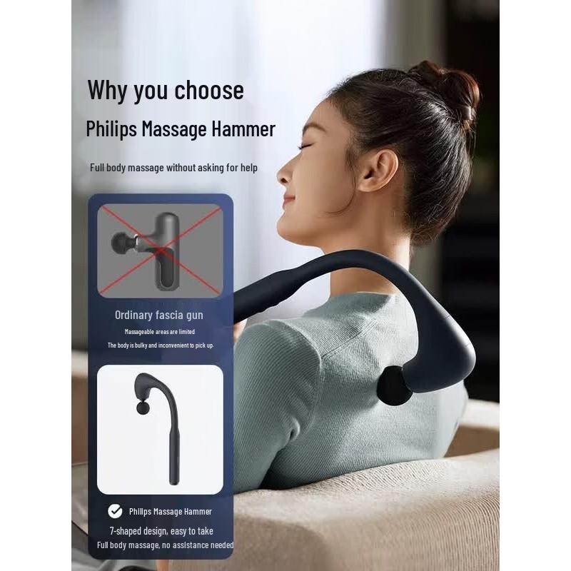 Philips PPM3502G Upgraded Arm-style Fascia Massager CN plug (adapter included)