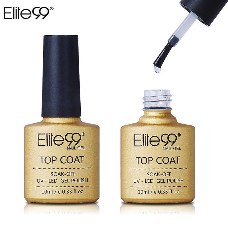 Elite99 10ml Gel Lacquer Longlasting Nail Gel Polish Soakoff Top Coat