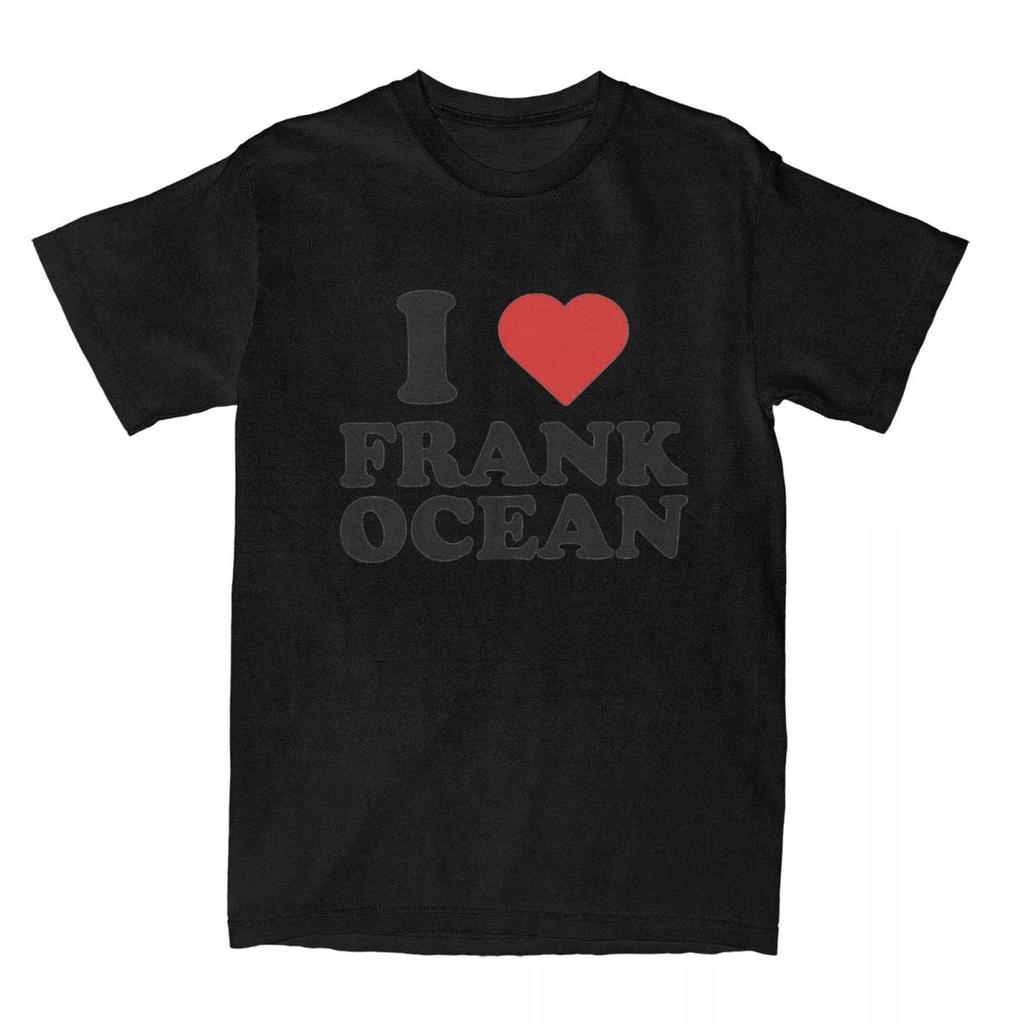 2026 New Fashion I Frank Heart T Shirt Ocean Hip Hop T Shirts ShortSleeve Vintage Tshirt Beach 100 Cotton ONeck Oversized Tee