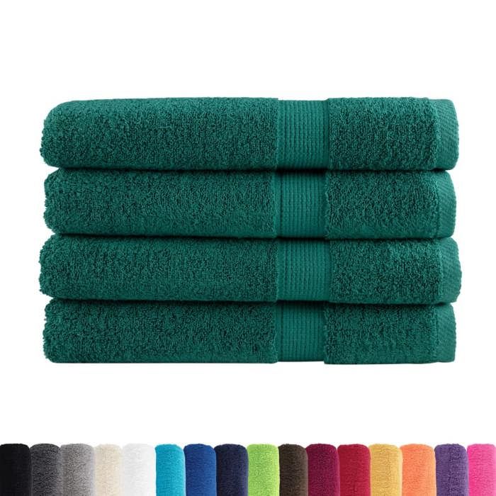 VidaXL Premium Sauna Towels 4 Pcs, Sauna Pareos, Bath Sheets, Shower Towels Bathroom 137339