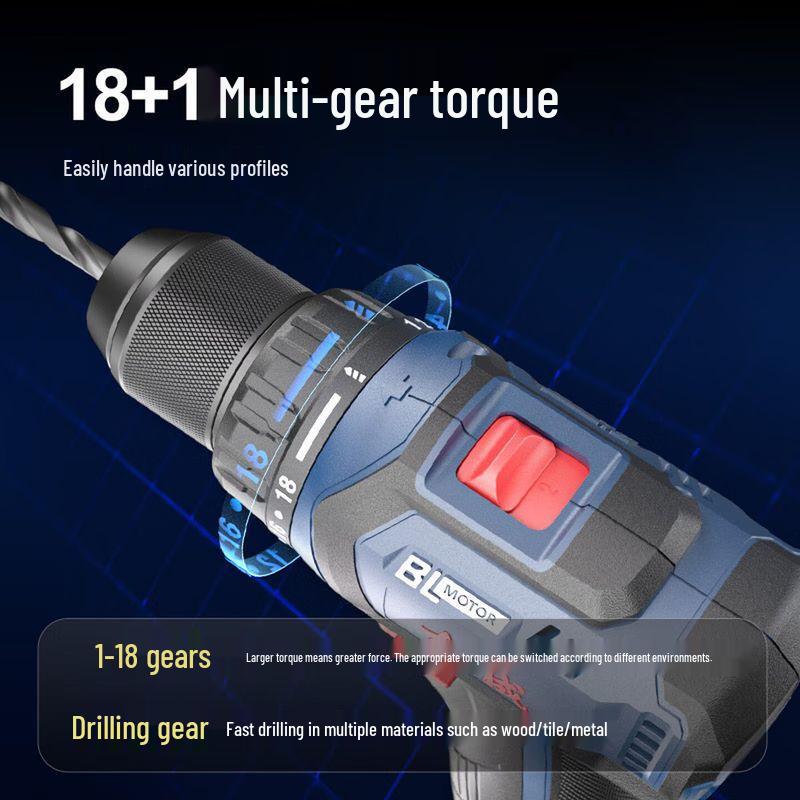 Dongcheng 16V Brushless Cordless Drill/Screwdriver CN Plug (adapter Included)