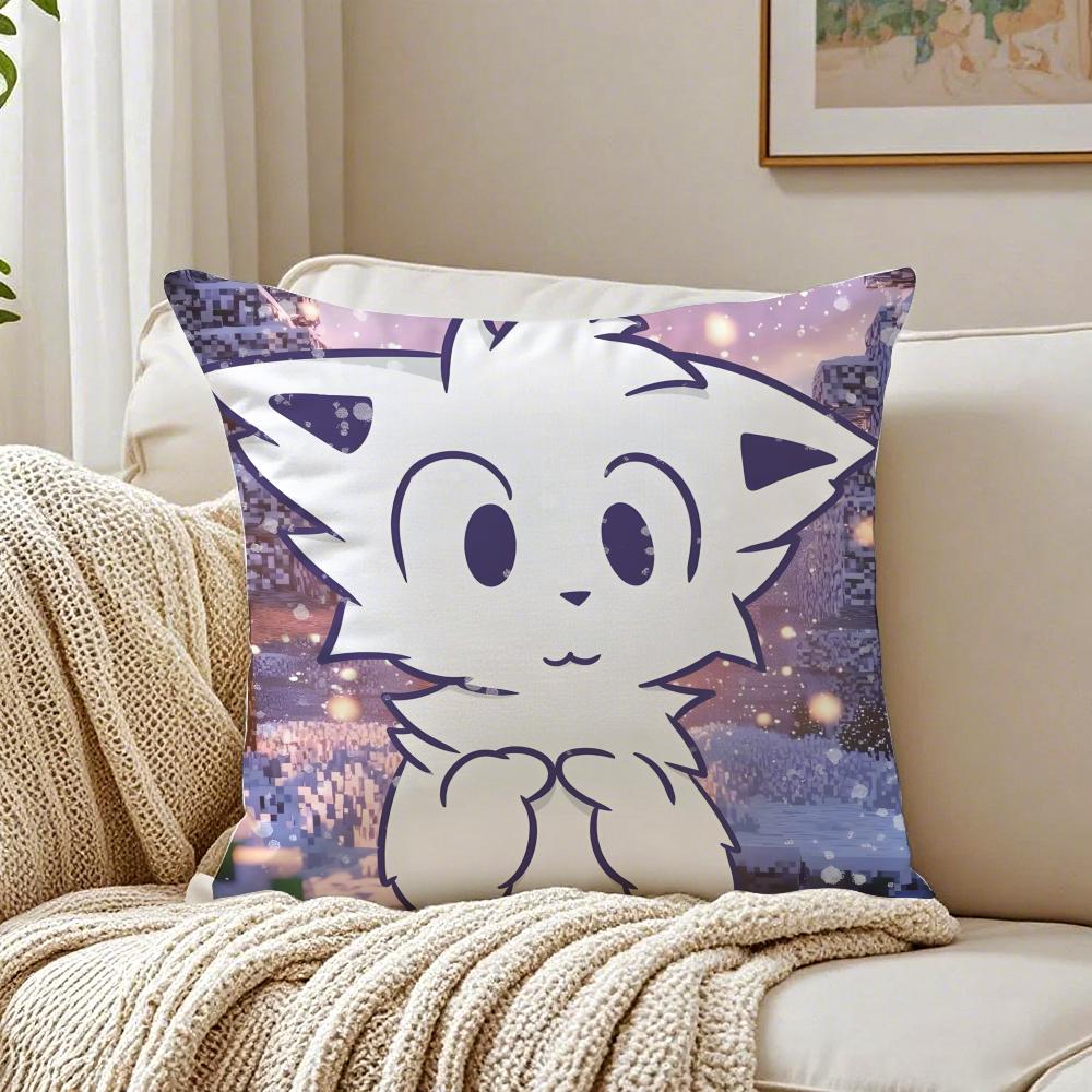 Meme Süßes Lustiges Katzenkissenbezug Kissenbezug Staubmilbenfrei Wohnzimmer Sofa Dekor Kissen Zimmer