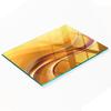 Tempered Glass Kitchen Serving Board with Graphic Wave Background 80x52 Cm