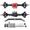 YEAHRUN Aluminum Extended Front Rear Axles for 1/18 RC Micro Crawler Car TRX4M Defender Bronco High Trail K10 Parts