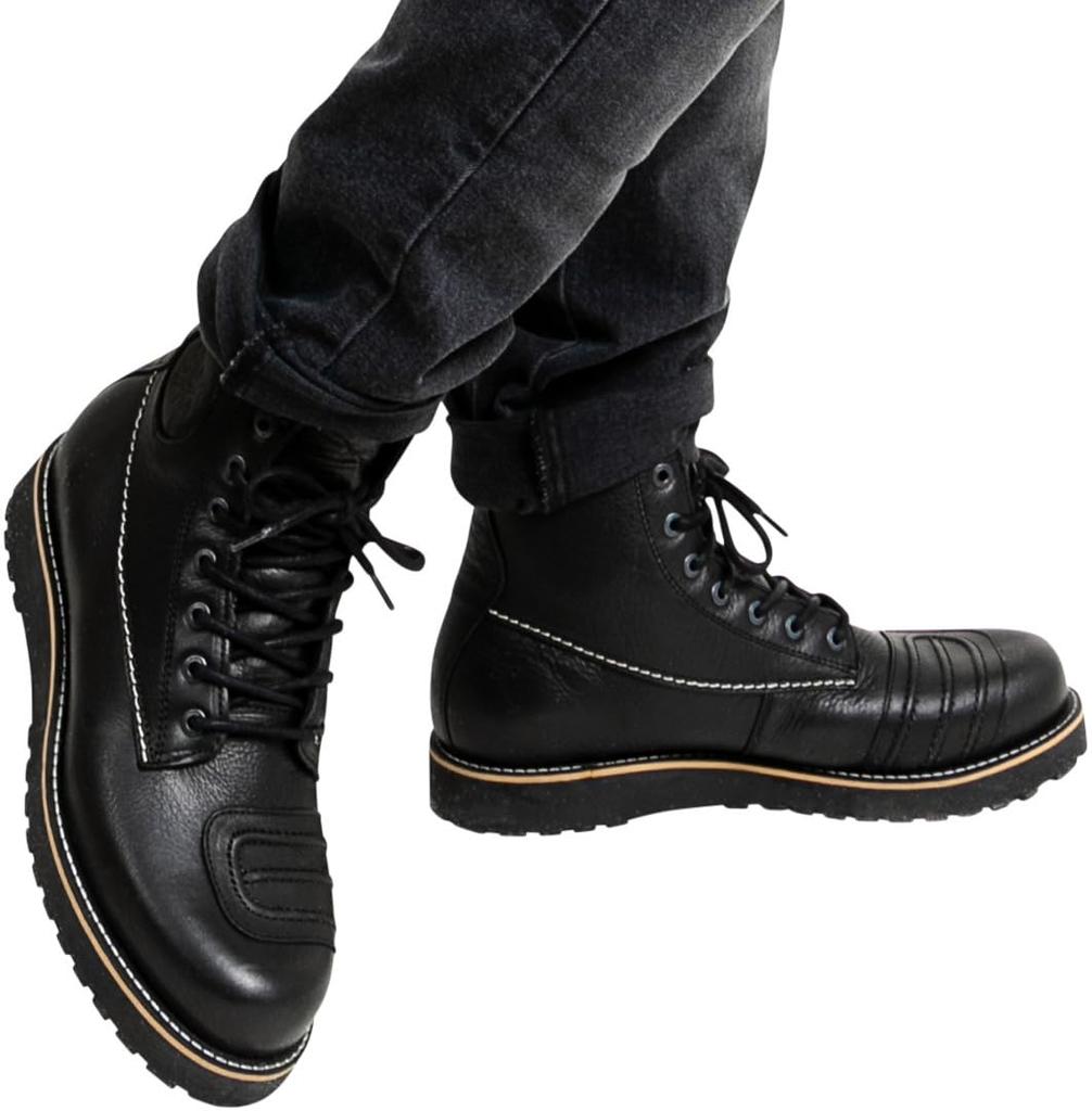 John Doe BUTY KEVLAROWE JOHN XTM MĘSKIE Buty do jazdy Rozmiar DOE® "Iron" (Czarny, 43)