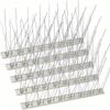 Ensemble de 10 pics anti-oiseaux en acier inoxydable (25cm, 33cm, 50cm) pour le contrôle des nuisibles de balcon pour une utilisation intérieure et extérieure Éloignez les nuisibles