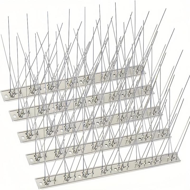 10-teiliges Edelstahl-Vogelschutzspitzen-Set (25cm, 33cm, 50cm) für Balkon Schädlingsbekämpfung für Innen- und Außenbereich Halten Sie Schädlinge fern