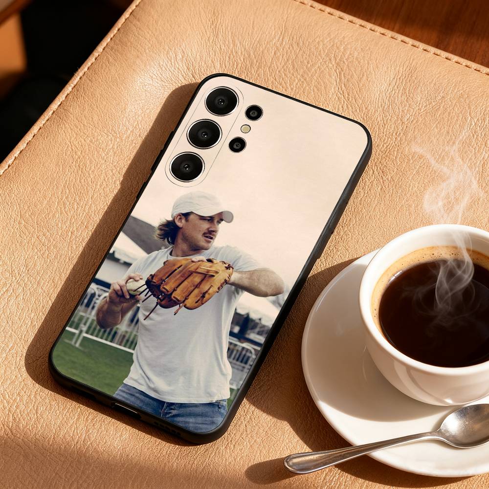 

1PC M-Morgan Wallen Singer Phone Case For Samsung S26,S25,S24,S21,S22,S23,S30,Ultra,S20,FE,Lite,10,9,Black Cover Samsung S21lite