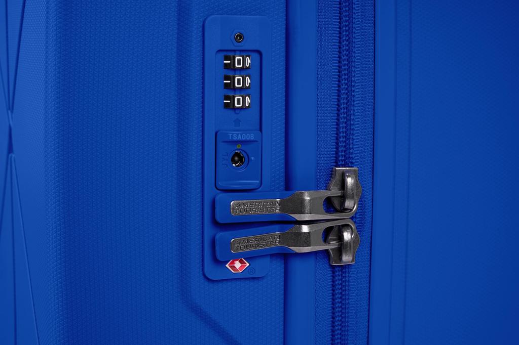 American Tourister Argyle Spinner 55/20 Suitcase, TSA Carry-On, Cobalt Blue, One Size