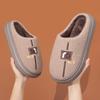 Cotton slippers warm in autumn and winter, new thick-soled non-slip home warm feet, odorless slippers winter