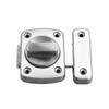 Bathroom Latch Rotate Bolt Gate Latch Door Lock, Additional Fixed Anti-Theft Lock for Left and Right, Zinc Alloy Latch for Balcony Toilet Window Furni