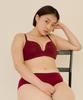 Maleunpaibeu [Set] Airgram Bra And Panty Set