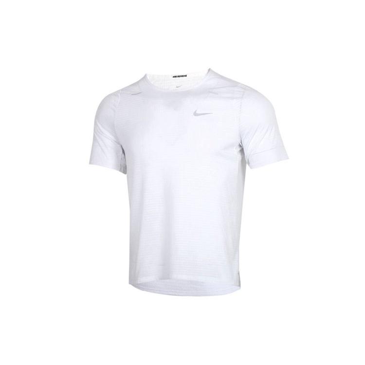 Nike Rise 365 Sports Running Short-sleeve Tee Men White Men s CJ5421-100 XXL