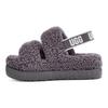 UGG Oh Fluffita Sandals Gray Women's 1120876-SHA