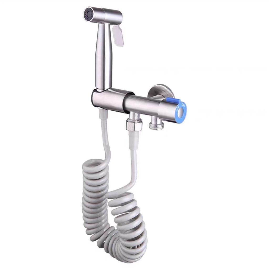 High-Pressure Toilet & Bidet Sprayer with Faucet Angle Valve