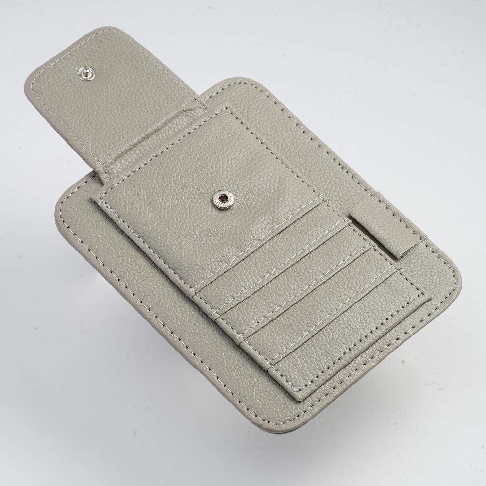 Visor Storage Multi-Pocket Car Sun Visor Document Storage Multi-functional Pen Card Glasses Clip Holder Organizer Interior Acces