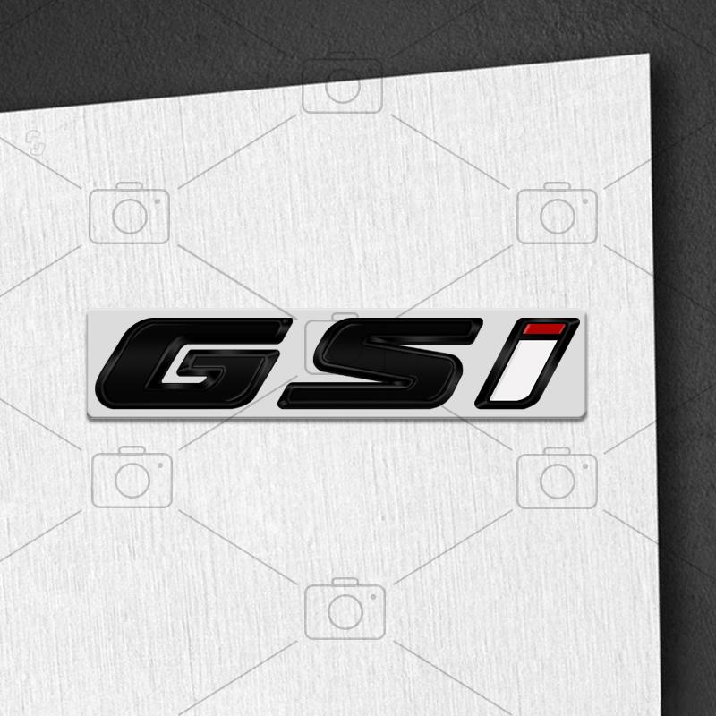 Car Metal Body GSI Logo Letter Decals Styling Badge Trunk Emblems Sticker For Opel Vauxhall Meriva Junior Zafira Mokka Adam VXR
