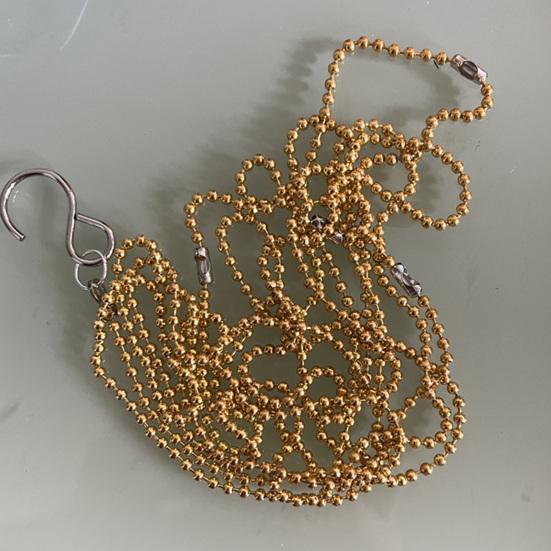 2Pcs Height Chains with Hooks Accurate Appropriate Length Measuring Non-corrosive Volleyball Net Height Chains Training Equipment