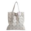 Geometric Diamond Bag New Japanese and Korean Versatile Laser Single Shoulder Underarm Bag Simple Large Capacity Hand Tote Bag
