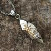 Men's Retro Meteorite Necklace: Luxurious Thai Silver Pendant, Perfect for Christmas or Anniversary Gifts