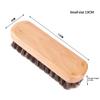 1/3Pcs Horse Hair Wood Brush Handle Dashboard Details Polishing And Cleaning Brush Leather Shoe Care And Cleaning Shoe Brush