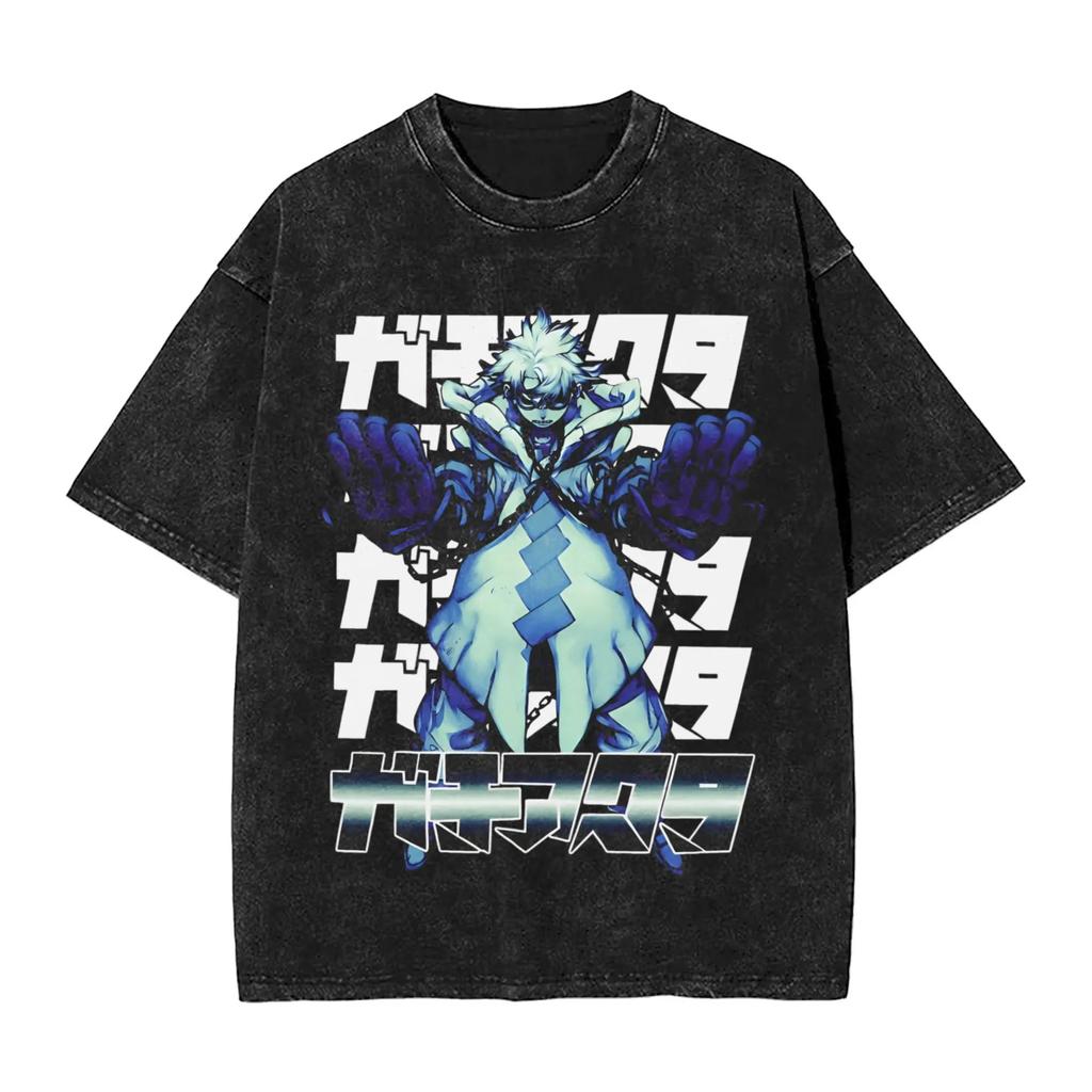 Japan Anime Gachiakuta Graphic Print TShirt Harajuku Streetwear Fashion Vintage Oversized Men Women Cotton Solf Summer New Tees
