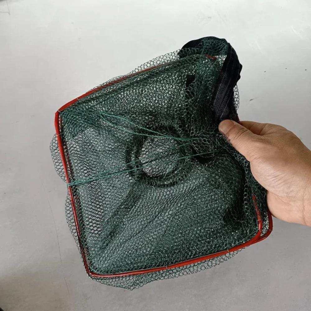 Rectangular Fish Trap Net Nylon Mesh Dip Net Cage Portable Fishing Net for Crab Shrimp Crayfish