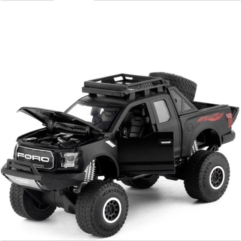 1/32 Scale Toy Pickup Truck for Boys - Ford F150 Toy Trucks Die-Cast Model Cars with Sound and Light, Toy Cars for 3+ Year Old Boys Girls