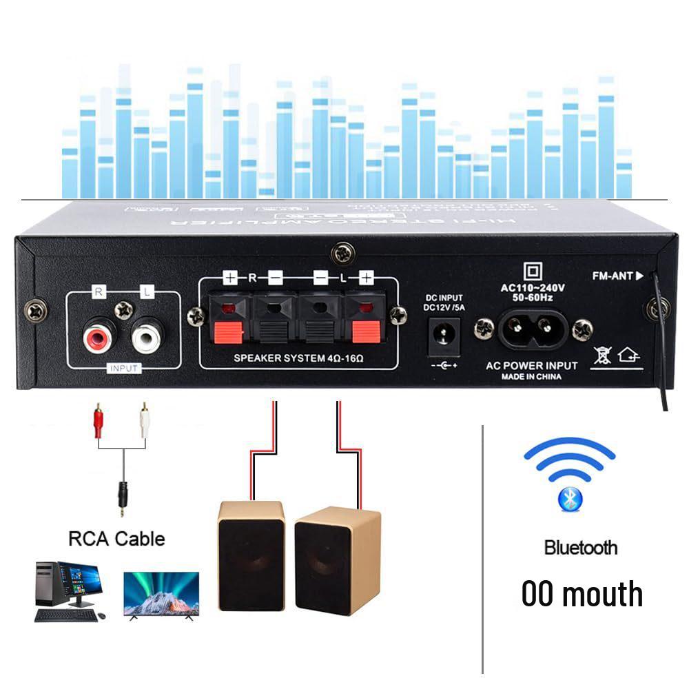 AK35 Bluetooth USB Two-Channel Digital Amplifier