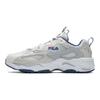 Fila Tracer Retro Series Comfortable Durable Breathable Lightweight Low-Top Casual Shoes Men Sneaker White Gray F12M422113FWL