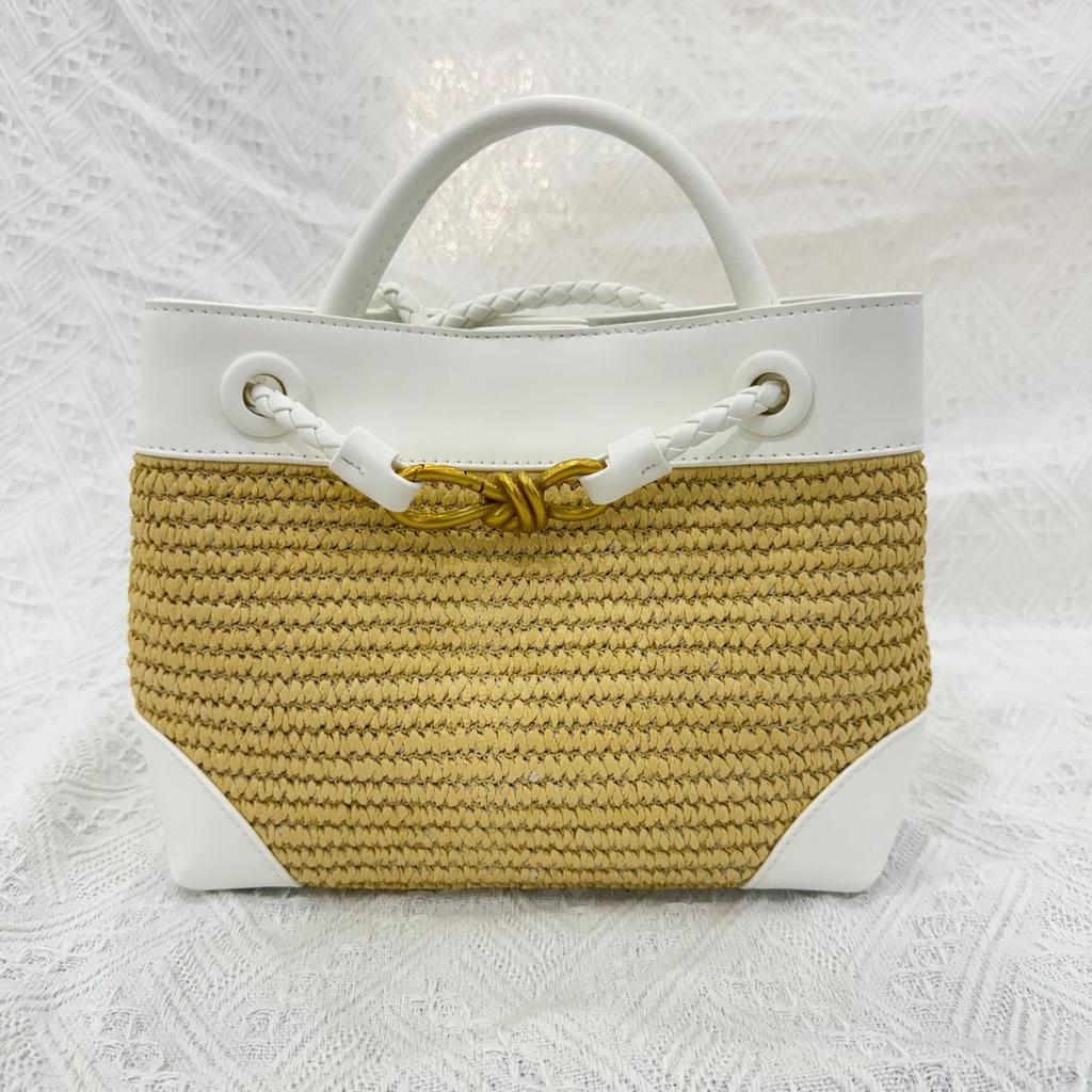 New Straw Bag Women's Bag Crossbody High-end Versatile Portable Shoulder Underarm Bag